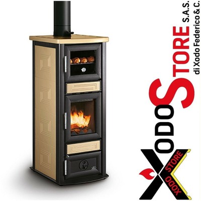 Stufa a legna ROYAL by PALAZZETTI STUBA con FORNO 7.1 kW - invia mail per  sconto | eBay
