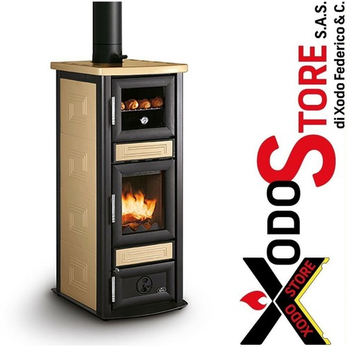 Stufa a legna ROYAL by PALAZZETTI STUBA con FORNO 7.1 kW - invia mail per  sconto | eBay