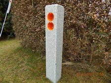 Gartensteckdose Granit Stele  Steckdosensäule zB für Lichterkette