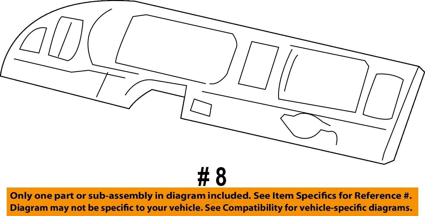 Lincoln FORD OEM Town Car Instrument Panel DashCluster Panel