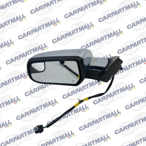 10-14 Chevy Equinox Left Side View Power Door Mirror Heated Chrome 23153003