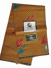 African Fabric Ankara Kente Print 5 Yards - Sold by the yard African Wholesale.