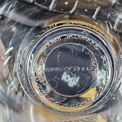 Hard Rock Cafe Washington D.C. 30 Years Pint Beer Glass Budweiser Logo in Base - Picture 4 of 7