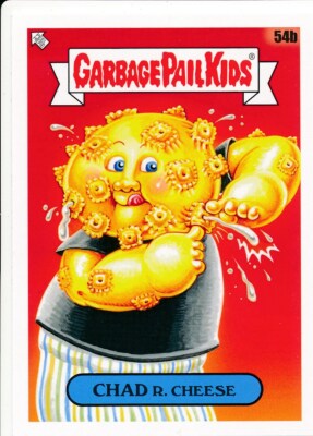54b CHAD R. CHEESE 2021 GPK Garbage Pail Kids Food Fight CHEEZ ITS