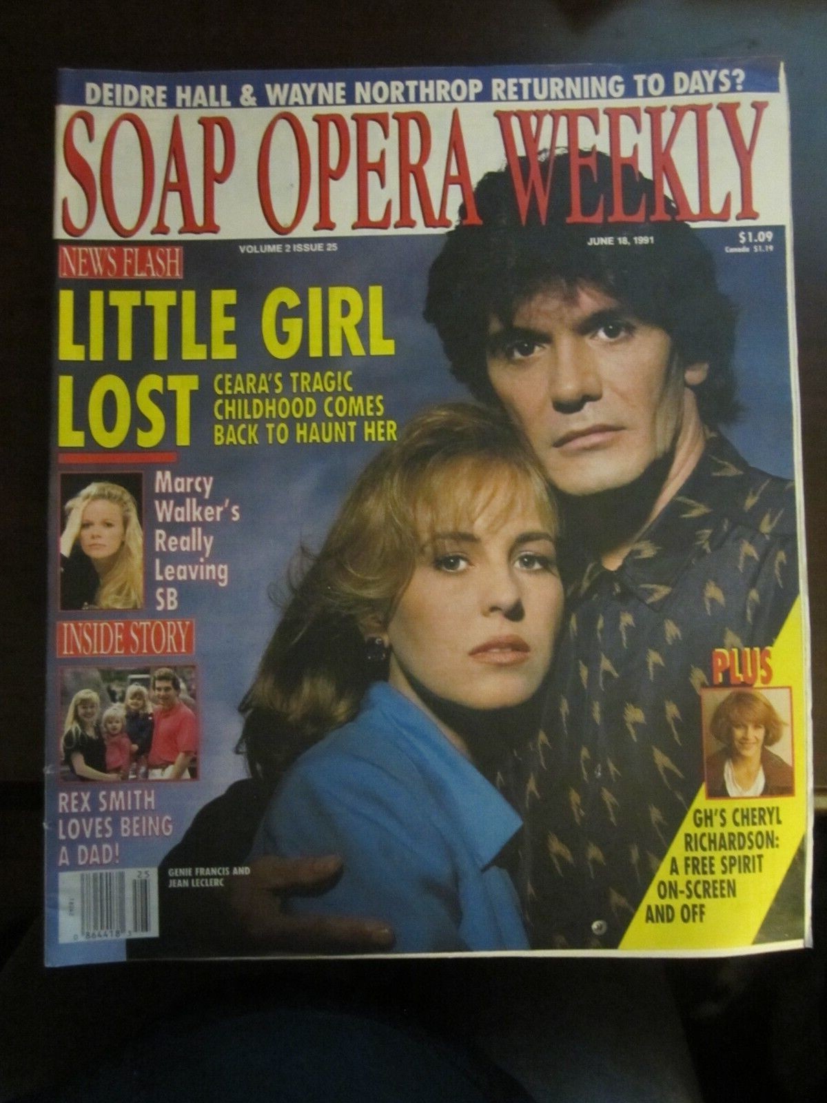 Soap Opera Weekly June 1991 Genie Francis Jean Leclerc Marcy Walker 58