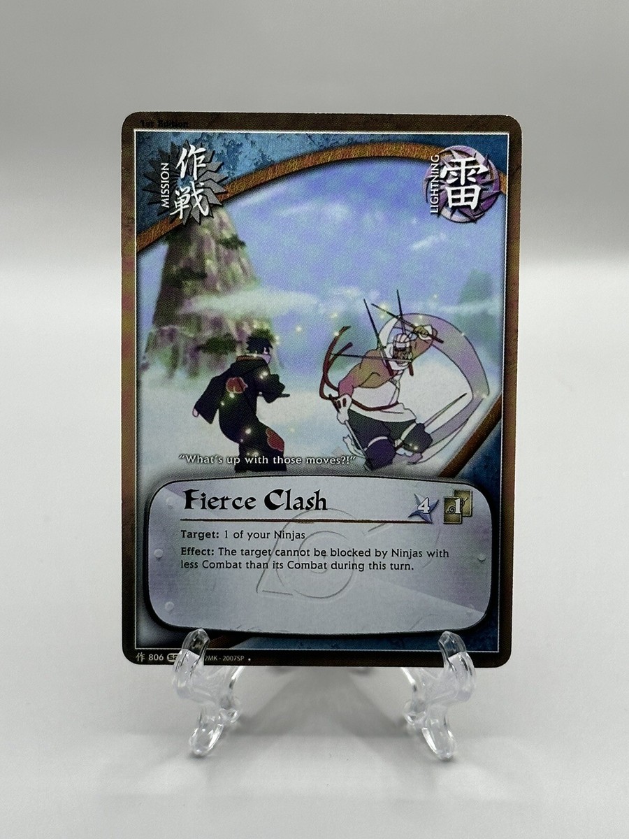 🔥Naruto CCG-Fierce Clash-M-806-1st Edition-Uncommon-Weapons Of War-M/NM!🔥 