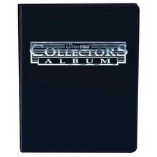 Ultra Pro Black 9 Pocket Collector's Portfolio With Pages Trading Card Album