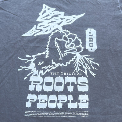 LRG Roots People Graphic T Shirt Men's Size XL Grey | eBay