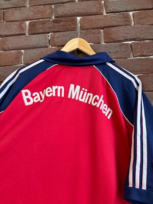 Rare Vintage 90s Adidas FC Bayern Munich Jersey XL red | eBay