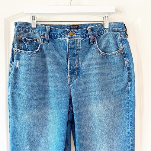 J. Jeans donna CREW Factory vita alta gamba dritta alla caviglia taglia 31 bottoni mosca - Foto 5 di 13