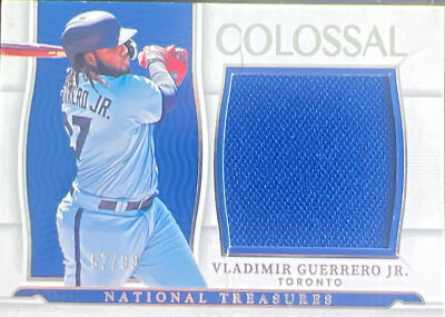 2022 National Treasures Vladimir Guerrero Jr #/99 Colossal Jumbo