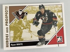 2007-08 ITG Heroes and Prospects Ryan White #68 Calgary Hitmen Pre Rookie RC