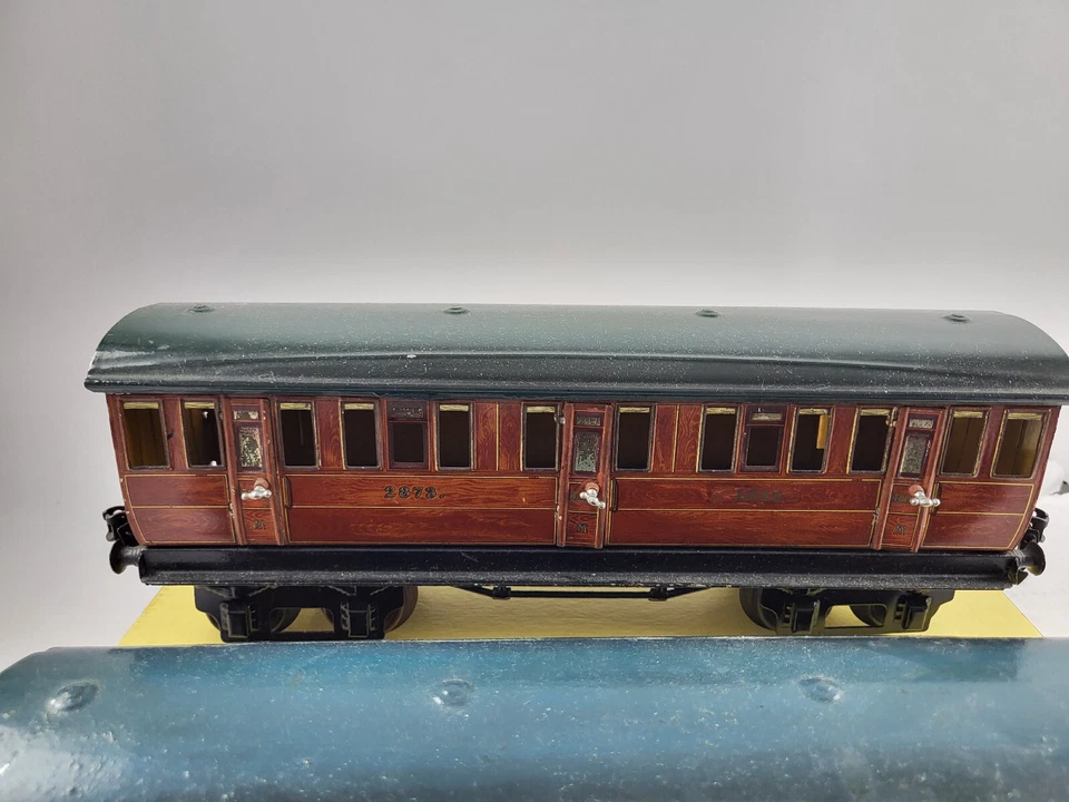 Märklin échelle 1 voiture voyageurs et wagon d'emballage anglais GNR 2873 287... - Photo 3/4