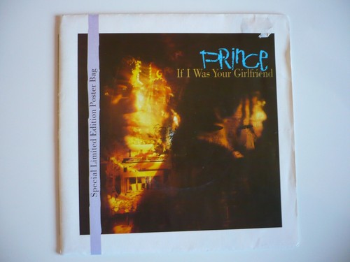 Prince If I Was Your Girlfriend 7" Vinyl UK 1987 1st Press Single & Poster Cover - Picture 8 of 16