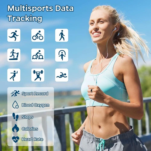 Smart Ring, Sleep Tracking, Motion Monitoring,Compatible with IPhone and Android - Picture 8 of 18