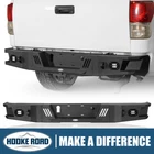 Hooke Road Rear Step Bumper w/ Led Light & D-rings for Toyota Tundra 2007-2013