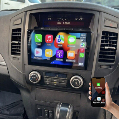 Apple CarPlay 32GB Für Mitsubishi Pajero 06-17 Autoradio Android13 GPS Navi RDS 