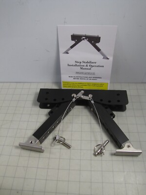 Marudina RV Step Stabilizer Kit Adjustable Stand for Travel Trailers Motorhomes 