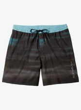 Quiksilver Everyday Fade 17" Mens Swim Trunks Black Large  NWT 50