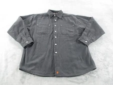 Jesse James Jacket Mens L Black Canvas West Coast Chopper Lined Workwear EUC