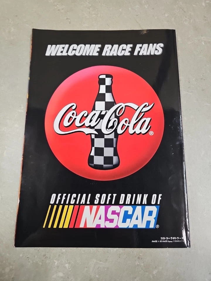 1999 Nascar COCA COLA 500 Official Program Japanese Mint Condition RARE - Image 2 of 4