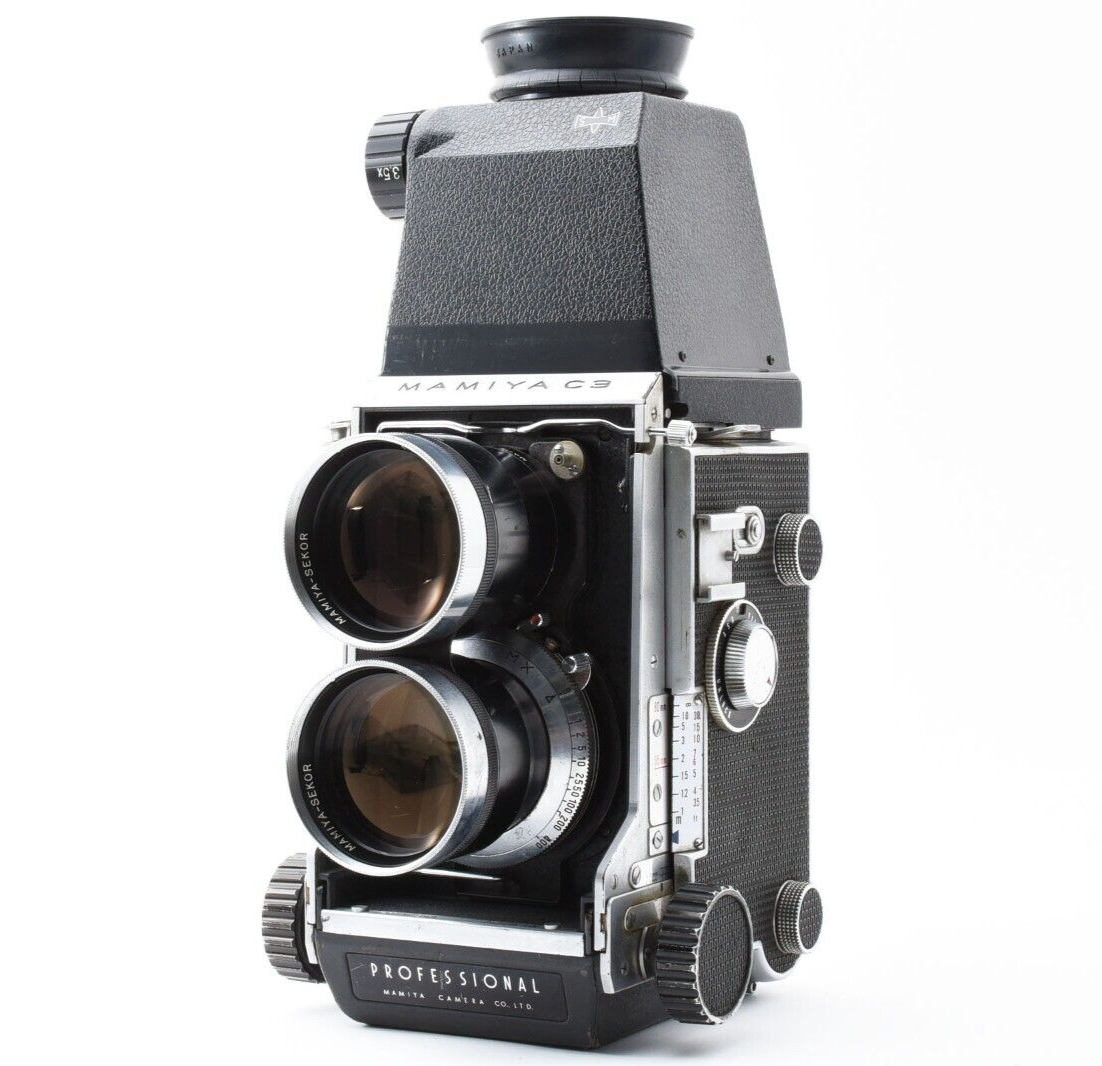EX+4 MAMIYA C3 Pro Film Camera w/ Finder , SEKOR 13.5cm EX+4 MAMIYA C3 Pro Film Camera w/ Finder , SEKOR 13.5cm