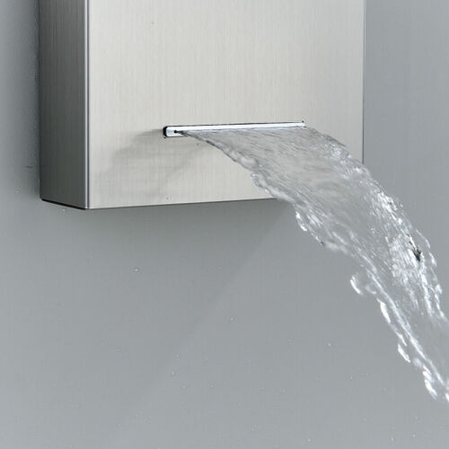Duschpaneel Edelstahl LED Duschset Regendusche Duscharmatur Massage Duschsäule - Bild 97 von 200