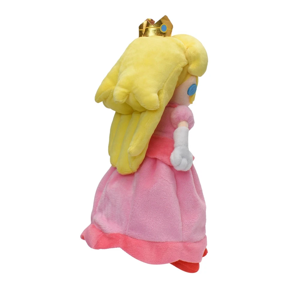 Princess Peach 10" Koopa Super Mario Bro Figure Stuffed Animal Plush Toy Doll - Image 3 of 4