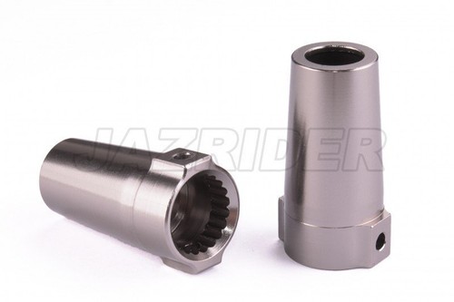Jazrider Aluminium Hinterachsadapter (2 Stück) für Axial AX10/Wraith/RR10/Yeti/SMT10 - Bild 4 von 5