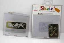 Sizzix Simple Impressions Embossing Folders Swirls Oak Leaves Paper Crafting