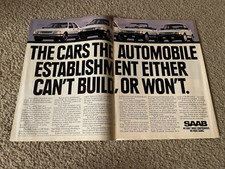 Vintage 1990 SAAB 9000S 9000 TURBO CONVERTIBL...