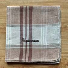 HANDKERCHIEF VINTAGE PLAIDS CHECKS MEN'S POCKET SQUARE COTTON 18" D0571