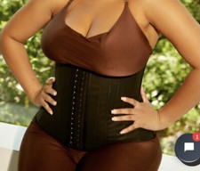 NSNATCHE D short Torso Latex waist trainer 3 XL