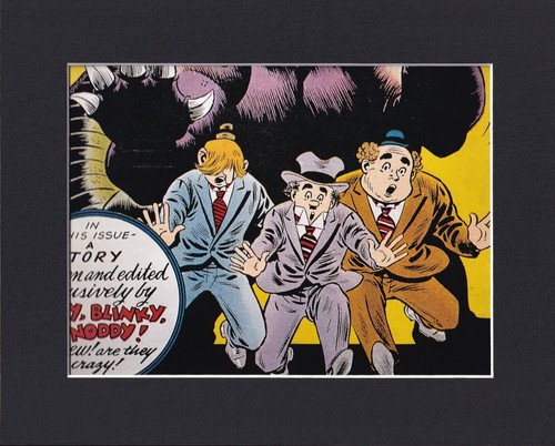 8X10" Matted Print Golden Age Comic Book Art: All-Flash #14, Spring 1944