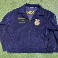 FFA Future Farmers America  Reporter  Corduroy Jacket Size 46 Albany Wisconsin