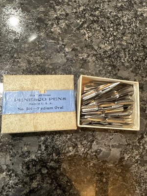 Vintage Esterbrook Penesco No. 501 Medium Oval Dip Pen 34-Nibs