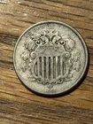 1866 Philadelphia Mint Shield Nickel with Rays