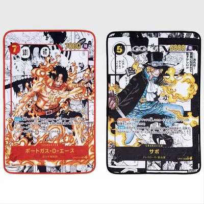 Set of 2 One Piece Card Game Design Blanket Ichiban Kuji B Prize 2026 From Japan
