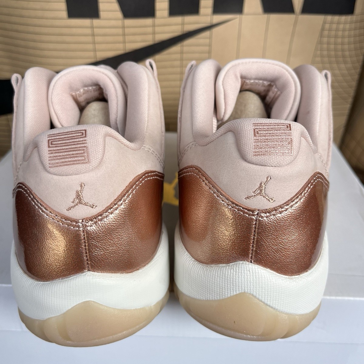 NEW Nike Air Jordan 11 Retro Rose Gold Women Size Men’s 10 NBY  AH7860-105