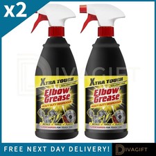 2 x ELBOW GREASE HEAVY DUTY ENGINE DEGREASER SPRAY 1L CLEANER REMOVE DIRT GREASE