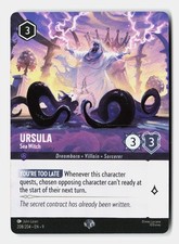 Ursula - Sea Witch Epic 208/204 Epic Fabled Lorcana Holo Near Mint