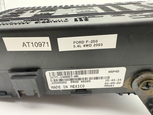 OEM 02-07 Ford F-250 F-350 Excursion Cabin Interior Relay Junction Fuse Box - Picture 5 of 22
