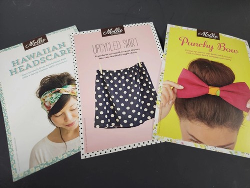 Mollie macht Mode DIY's 6 Sommer Projekt Karten, Schal, Rock, Shirt, Schleife - Bild 3 von 4