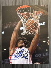 LUCAS NOGUEIRA BEBE TORONTO RAPTORS NBA Signed Autographed 8x10 Photo B