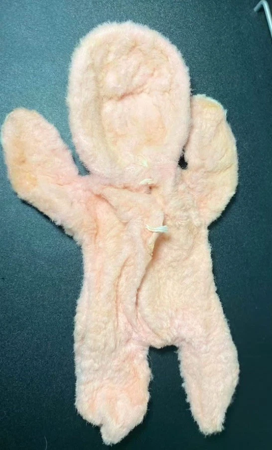 Muñeca bebé de cuerpo suave cara de goma rara con disco de música en funcionamiento de 7" Foto 3 de 4