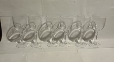6 Cristal D'Arques Dampierre 150ml Wine Glasses Lead Crystal