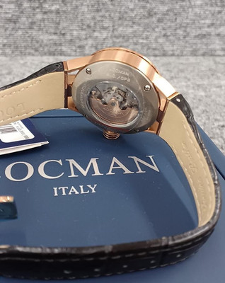 Locman Montecristo Lady Automatic White Dial Stainless Steel Watch With Box