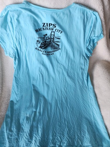 Harley-Davidson Zips Mackinaw City, MI Shirt Damen Gr. 2XL  - Bild 3 von 3