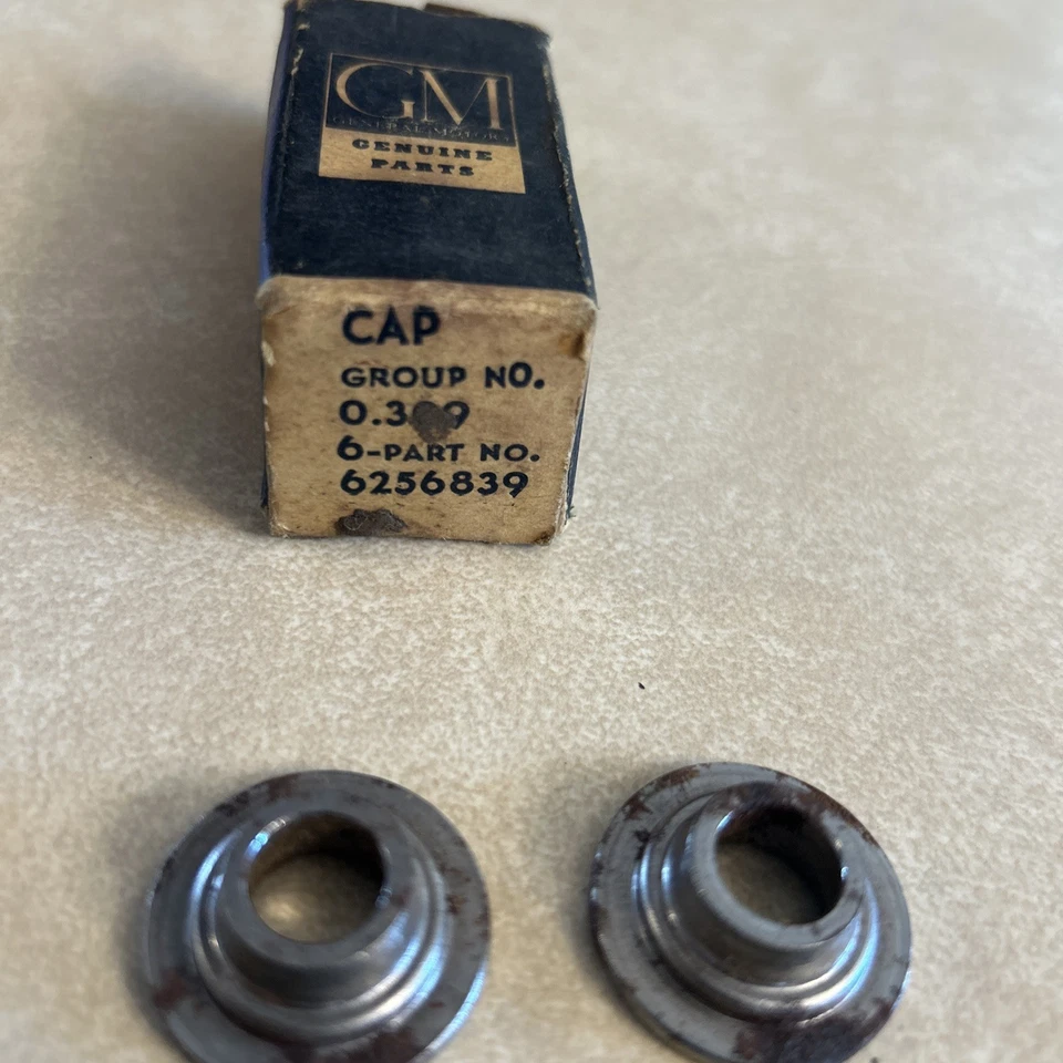 Tampa de mola válvula Chevrolet Corvair NOS 1960 1961 1962 1963 (6) peça GM #6256839 - Imagem 3 de 4
