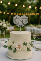 Kuchendeko, Tortenstecker,Cake Topper, Happy Birthday, Hochzeit,Personalisiert